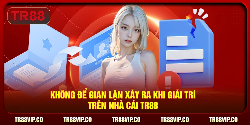 Không để gian lận xảy ra khi giải trí trên nhà cái TR88